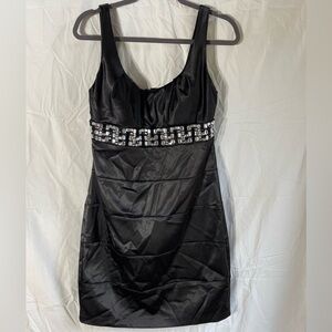 Size 10 black cocktail dress with gems